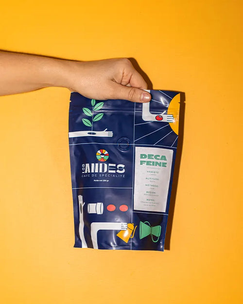 Café de Spécialité Bag - Decaf - Colombie - Grains ou Moulu los andes coffee 1