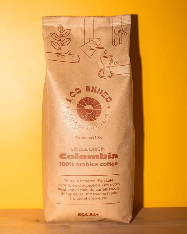 Café de Spécialité Paz - Colombie - Grains ou Moulu los andes coffee 1