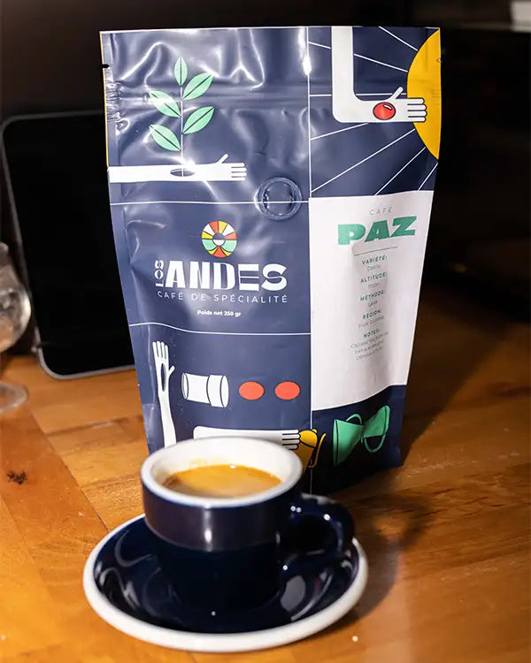 Café de Spécialité Paz - Colombie - Grains ou Moulu los andes coffee 2