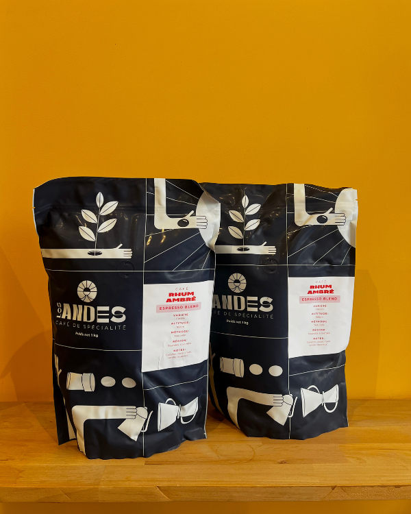Café de Spécialité Rhum Ambré Grains ou Moulu